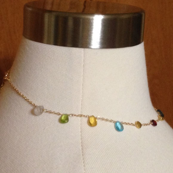 MARY LOUISE - Semi-Precious Stone Necklace - New, no Tag - Picture 3 of 4